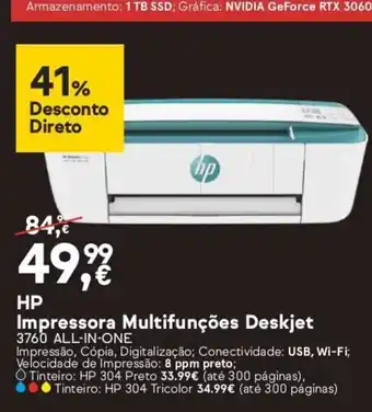HP Impressora Multifuncional deskjet