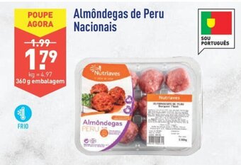 ALDI Almondegas de Peru Nacionais promoção