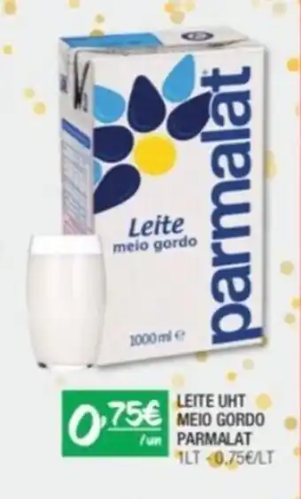 Spar Leite Uht Meio Gorgo Parmalat 1L promoção