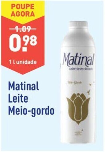 ALDI Matinal Leite Meio-gordo 1L unidade promoção