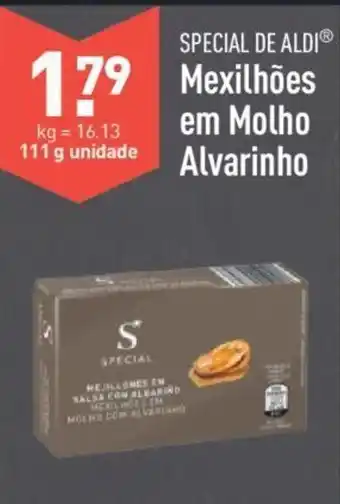 ALDI Mexilhoes em Molho Alvarinho 111g promoção