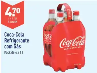 ALDI Coca Cola Refrigerante com gas 4x1L promoção