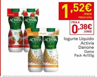 Recheio Iogurte activia promoção
