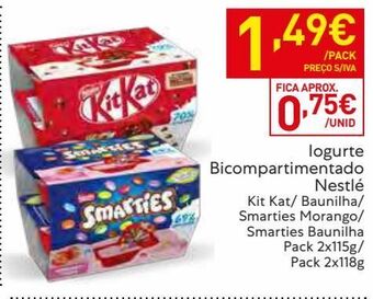 Recheio Iogurte nestlé promoção