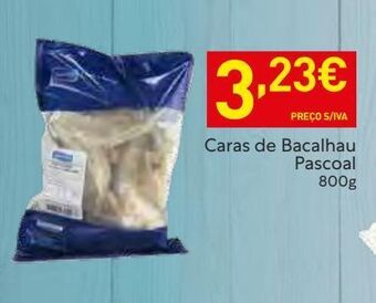 Recheio Bacalhau pascoal promoção