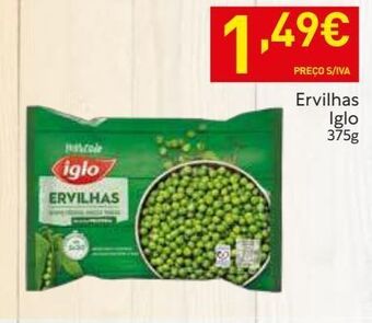 Recheio Ervilhas congeladas iglo promoção