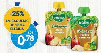 Minipreço Polpa de frutas blédina promoção