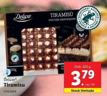 Lidl Tiramisu deluxe promoção