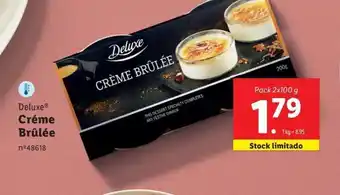 Lidl Crème brûlée deluxe promoção