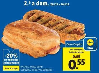 Lidl Folhado promoção