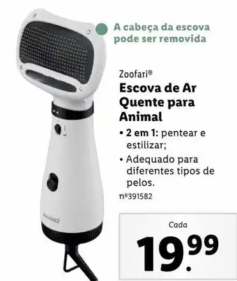 Lidl Escova para animais promoção