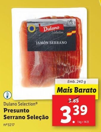 Lidl Presunto dulano promoção