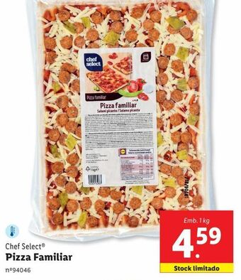 Lidl Pizza chef select promoção