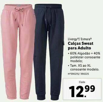 Lidl Calças esmara promoção