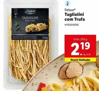 Lidl Macarrão deluxe promoção