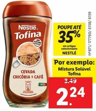 Lidl Café solúvel nestlé promoção