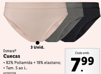 Lidl Cuecas esmara promoção