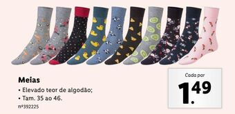 Lidl Meias promoção