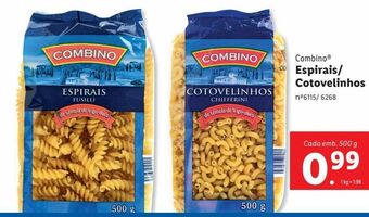 Lidl Macarrão combino promoção