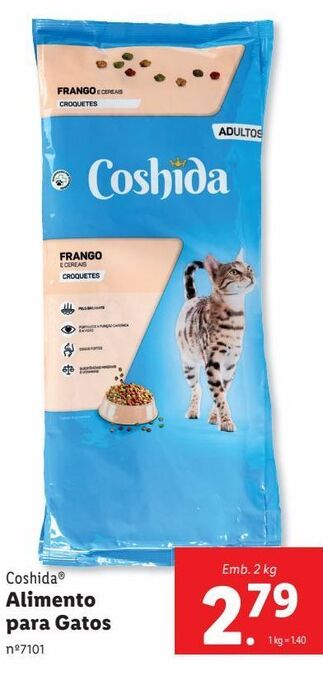 Lidl Comida para gatos promoção