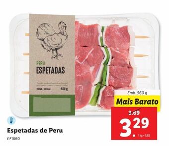 Lidl Espetadas de peru promoção