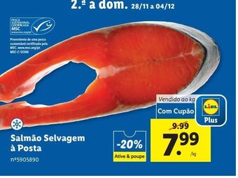 Lidl Salmão promoção