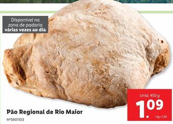 Lidl Pão rústico promoção
