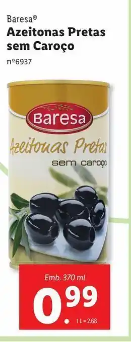 Lidl Azeitona preta promoção