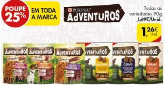 Pingo Doce Purina Adventuros 90g promoção