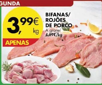 Pingo Doce Carne suína promoção