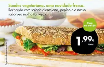 Pingo Doce Sandes Vegetariana promoção