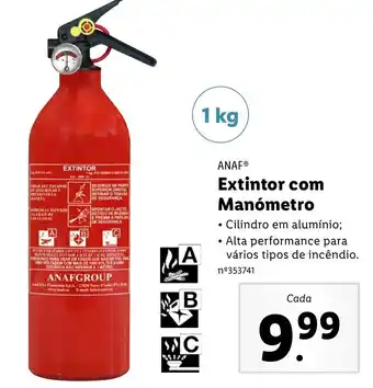 Extintor com Manómetro