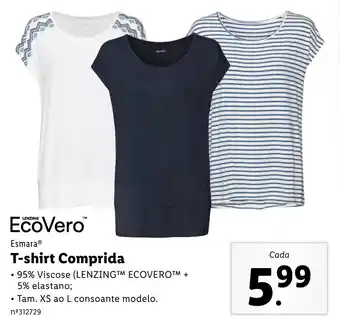 Lidl EcoVero T-shirt Comprida promoção