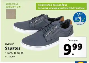 Lidl Vivergy Sapatos 41 ao 45 promoção