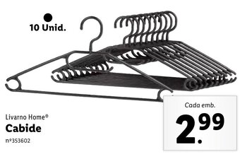 Lidl Cabide promoção