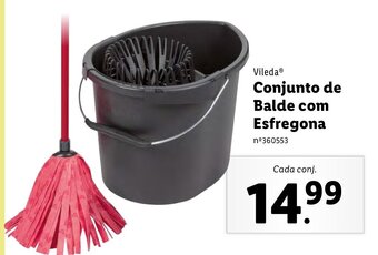 Lidl Vileda Conjunto de Balde com Esfregona promoção