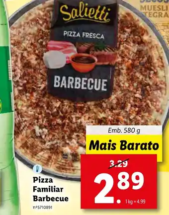 Pizza Familiar Barbecue 580g