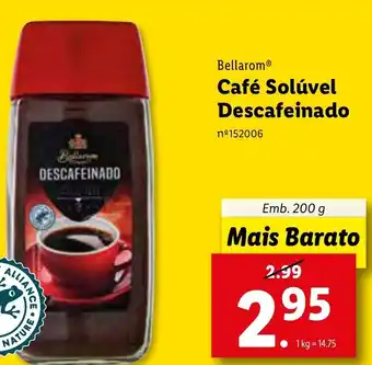 Lidl Café Soluvél Descafeinado 200g promoção