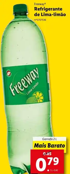 Lidl Refrigerante de Lima-Limão 2L promoção
