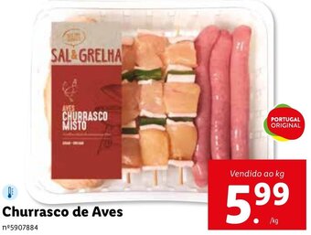 Lidl Churrasco de Aves promoção