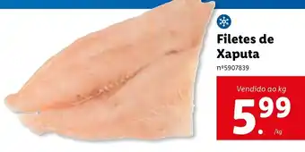 Lidl Filetes de Xaputa promoção