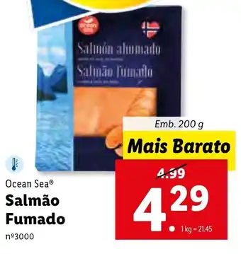 Lidl Salmão Fumado 200g promoção