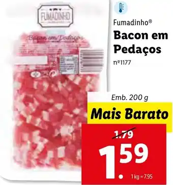 Lidl Bacon em Pedaços 200g promoção