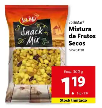 Lidl Mistura de Frutos Secos 300g promoção