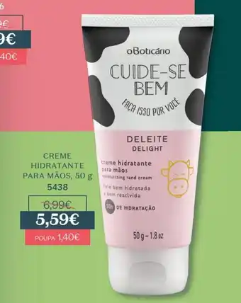 O Boticário Creme Hidratante para maos 50g promoção