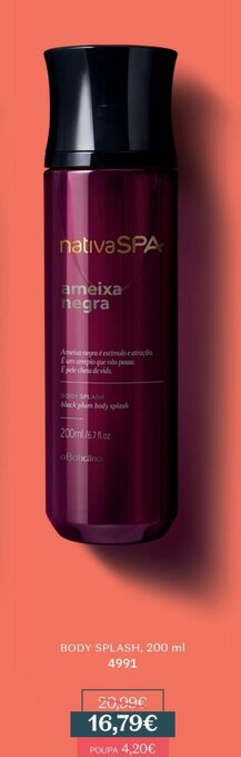 O Boticário Body Splash 200ml promoção