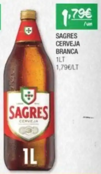 Spar Sagres Cerveja Branca 1L promoção