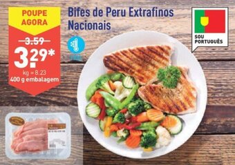 ALDI Bifes de Peru Extrafinos Nacionais promoção
