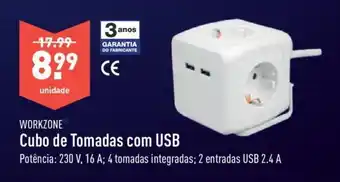 ALDI Cudo de Tomadas com USB promoção