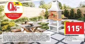 Bricomarché Churrasqueira 72x50x193cm promoção
